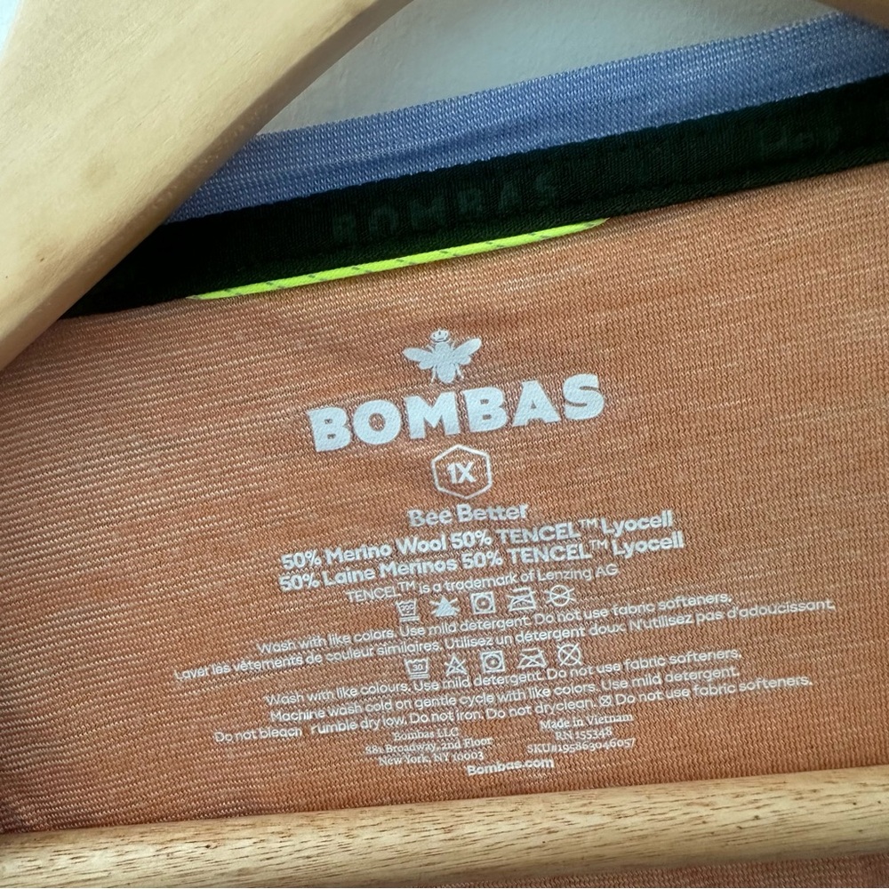 Bombas Merino Wool Blend Long Sleeve T-shirt - Picture 3 of 6